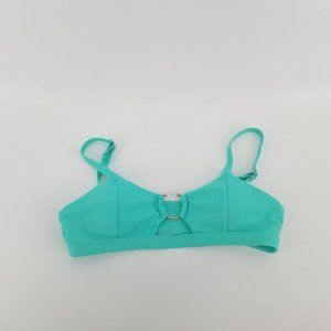 Shein turquoise padded bikini top size S